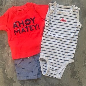 Boys Shorts & Matching Tops/Onesie